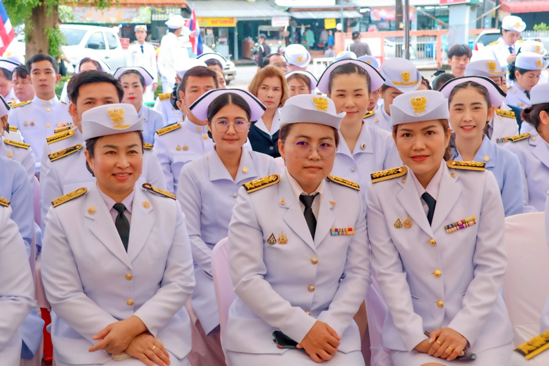 มหาวิทยาลัยนครพนม ร่วมพิธีวางพวงมาลาเนื่องในวันมหิดล ประจำปี 2568